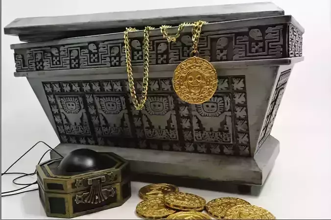 Cortes Chest Pirates of the Caribbean 3D print model