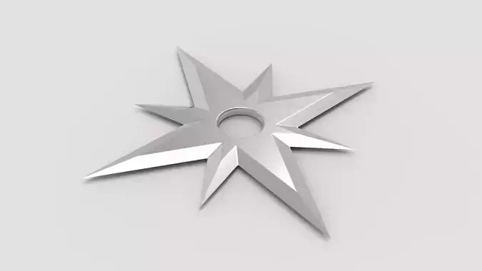 Samurais or Ninjas shuriken - IV 3D print model