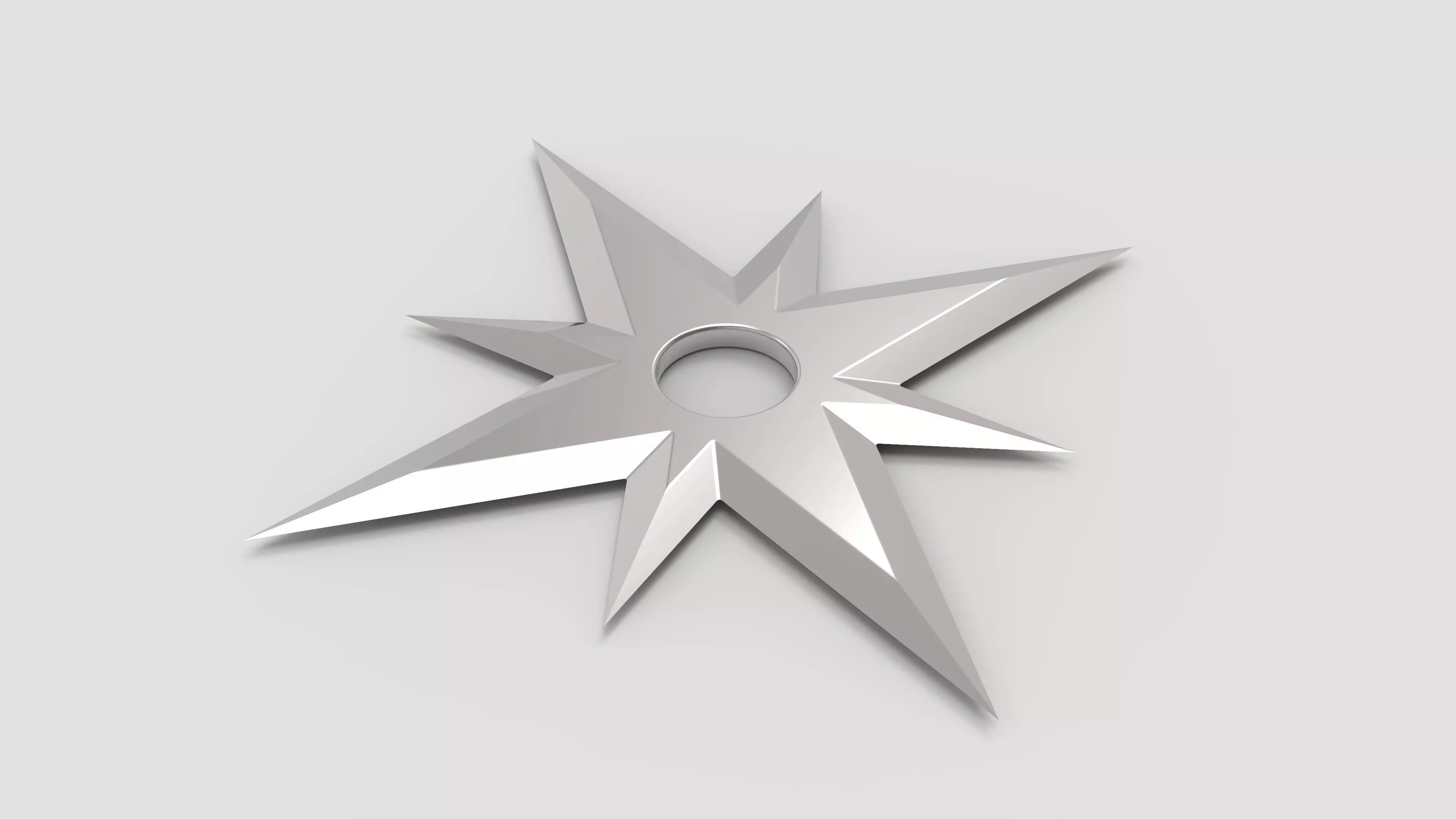 Samurais or Ninjas shuriken - IV 3D print model_0