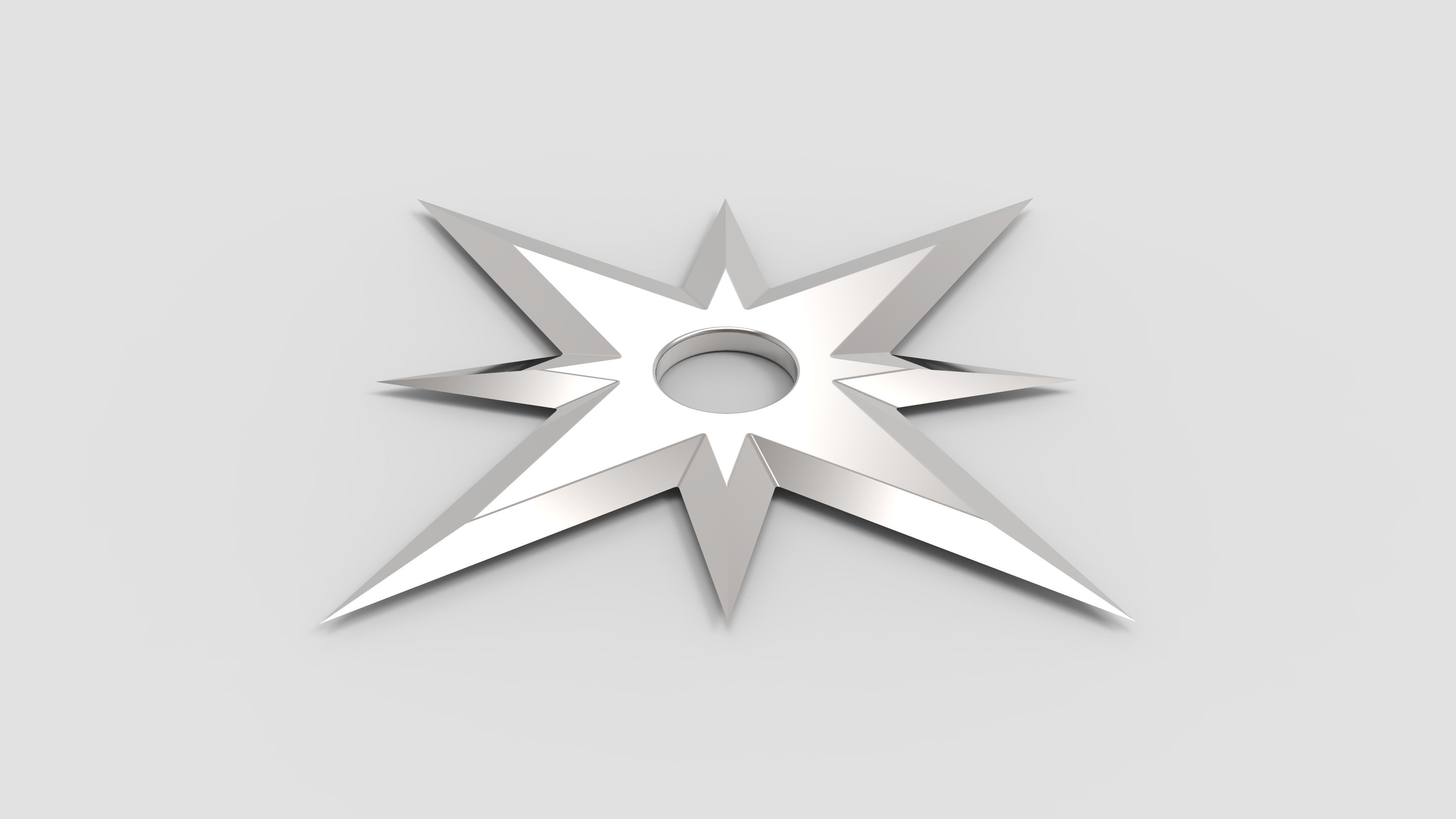 Samurais or Ninjas shuriken - IV 3D print model_4