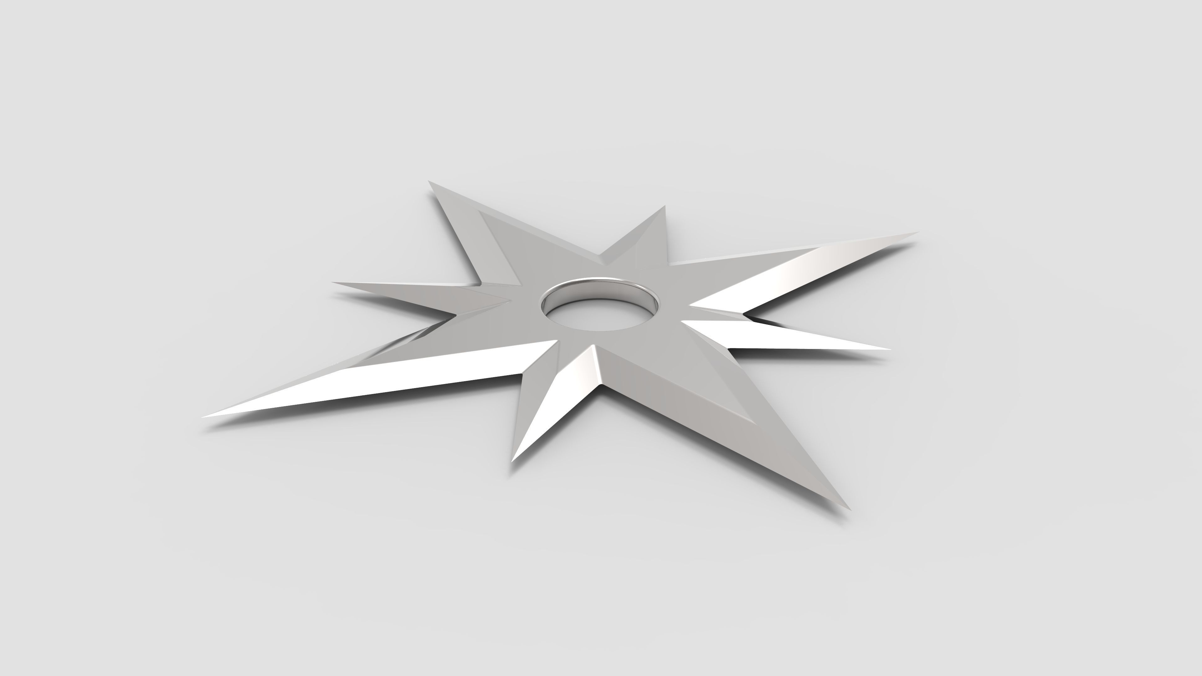 Samurais or Ninjas shuriken - IV 3D print model_2