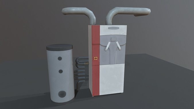 Zehnder Comfobox Low-poly 3D model
