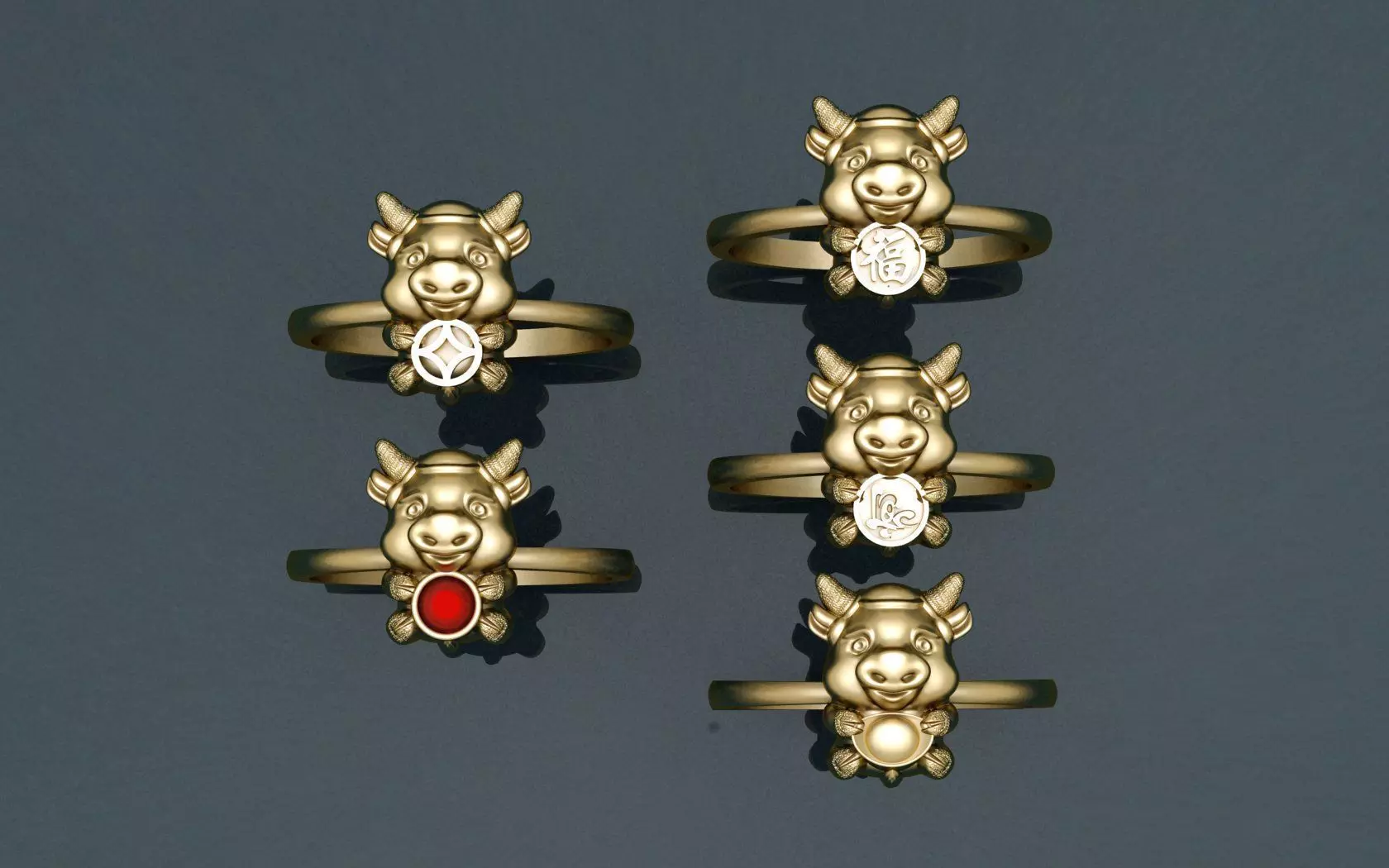 Ring Buffalo 3D print model_0