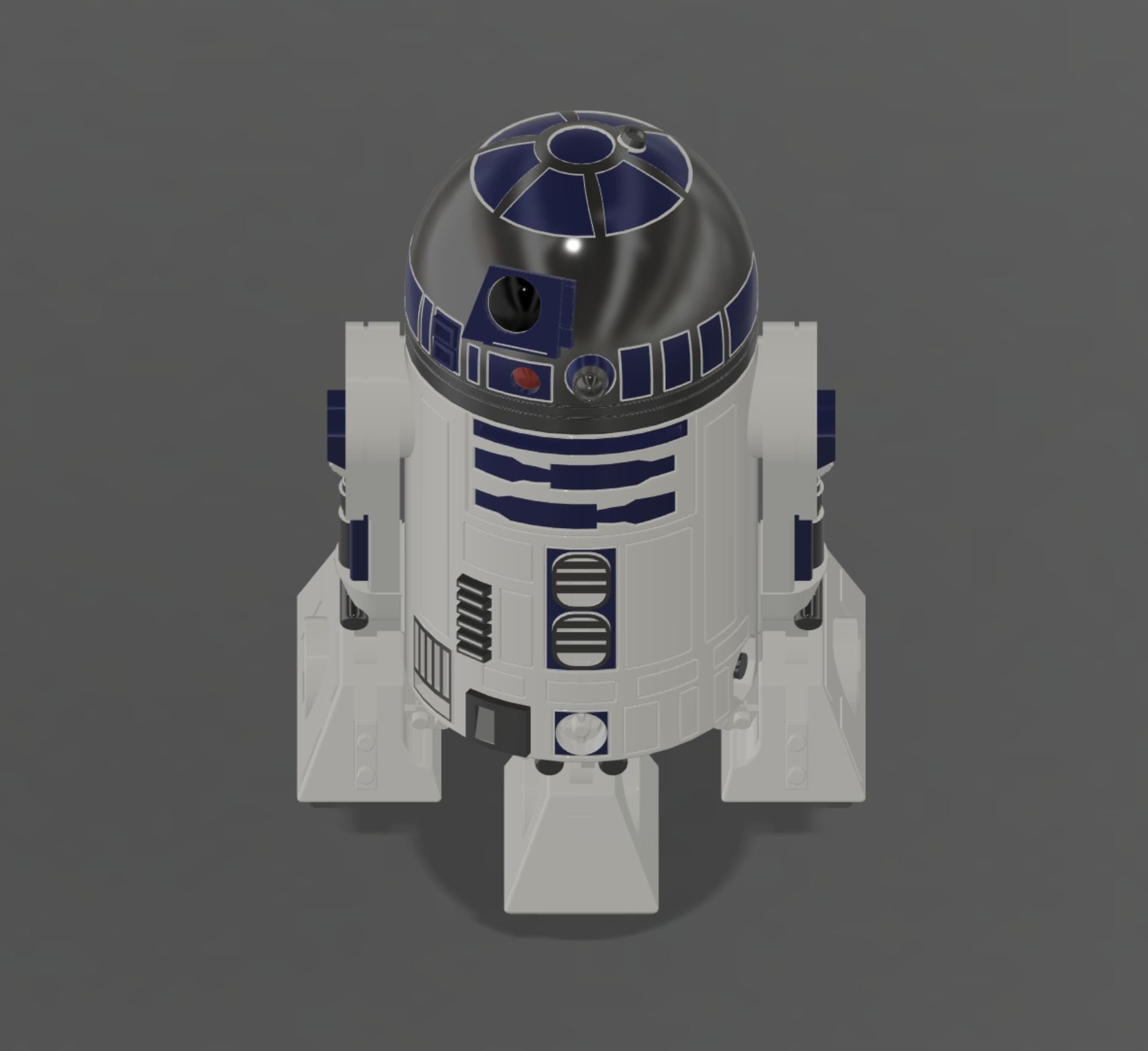 Star Wars R2D2 Figure 3D print model_1