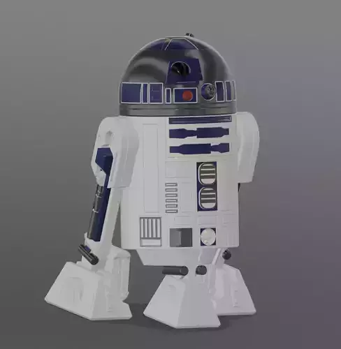 Star Wars R2D2 Figure 3D print model