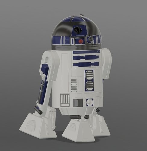 Star Wars R2D2 Figure 3D print model