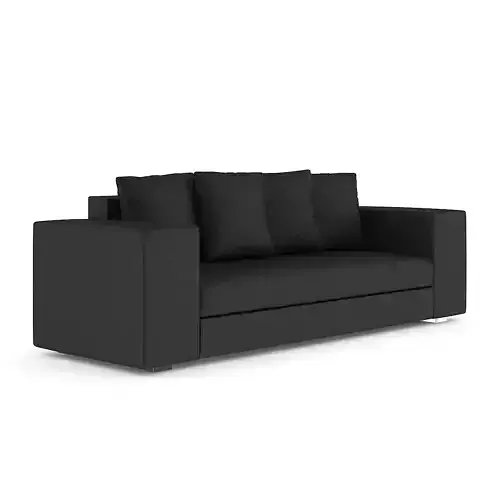 Black Sofa 3D model