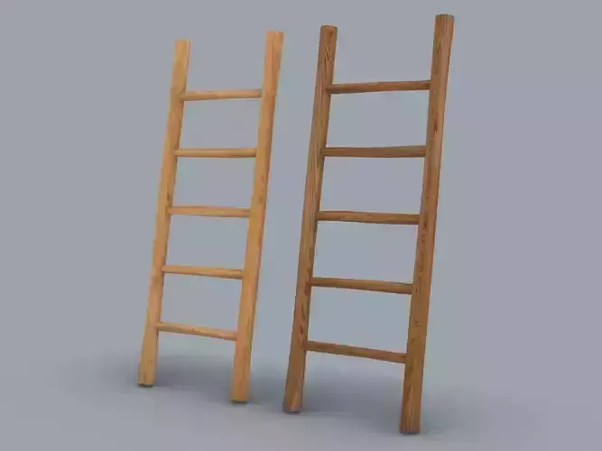Wooden Ladder Stairs