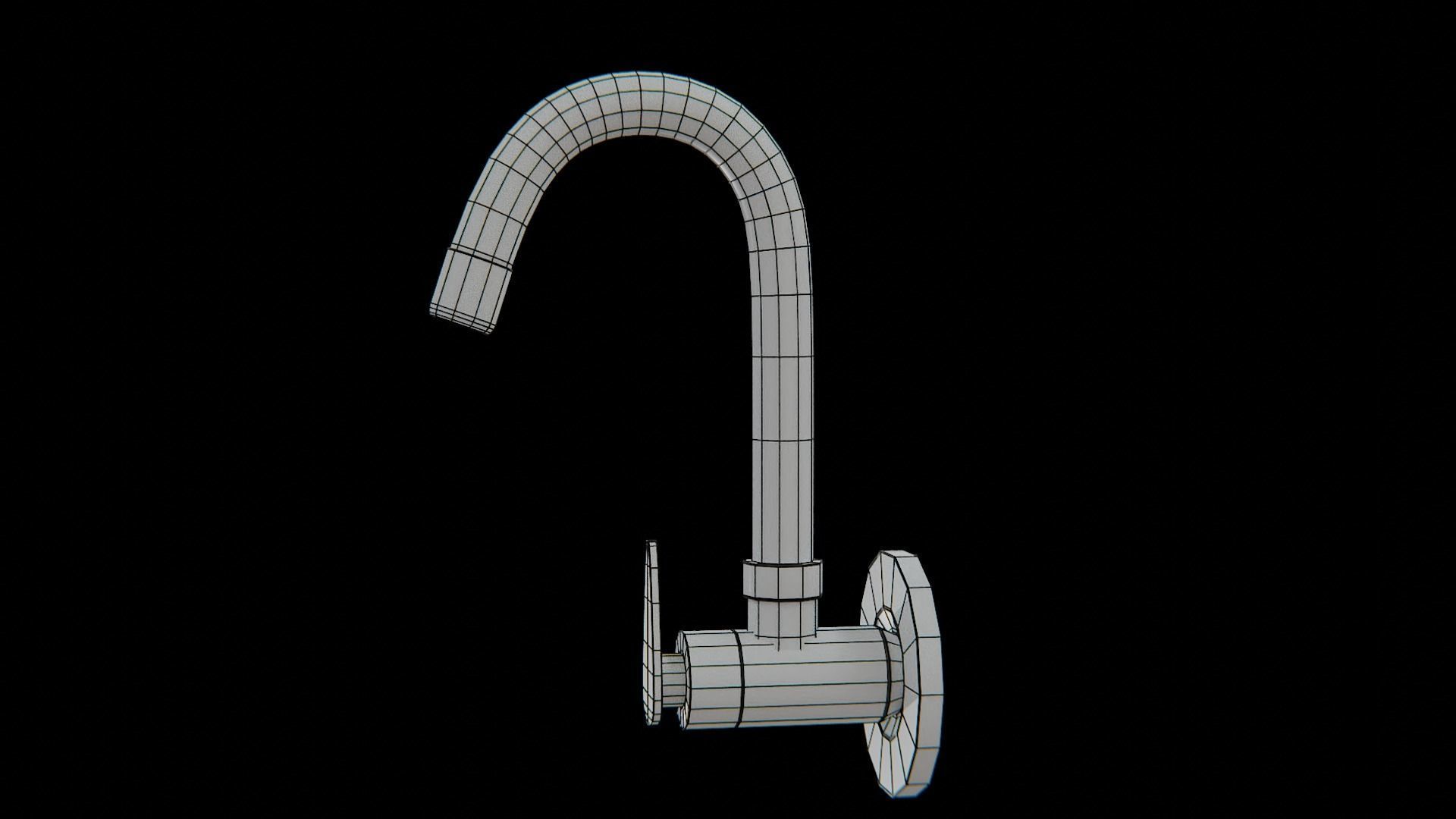 TNL sink Tap-new Low-poly 3D model_7