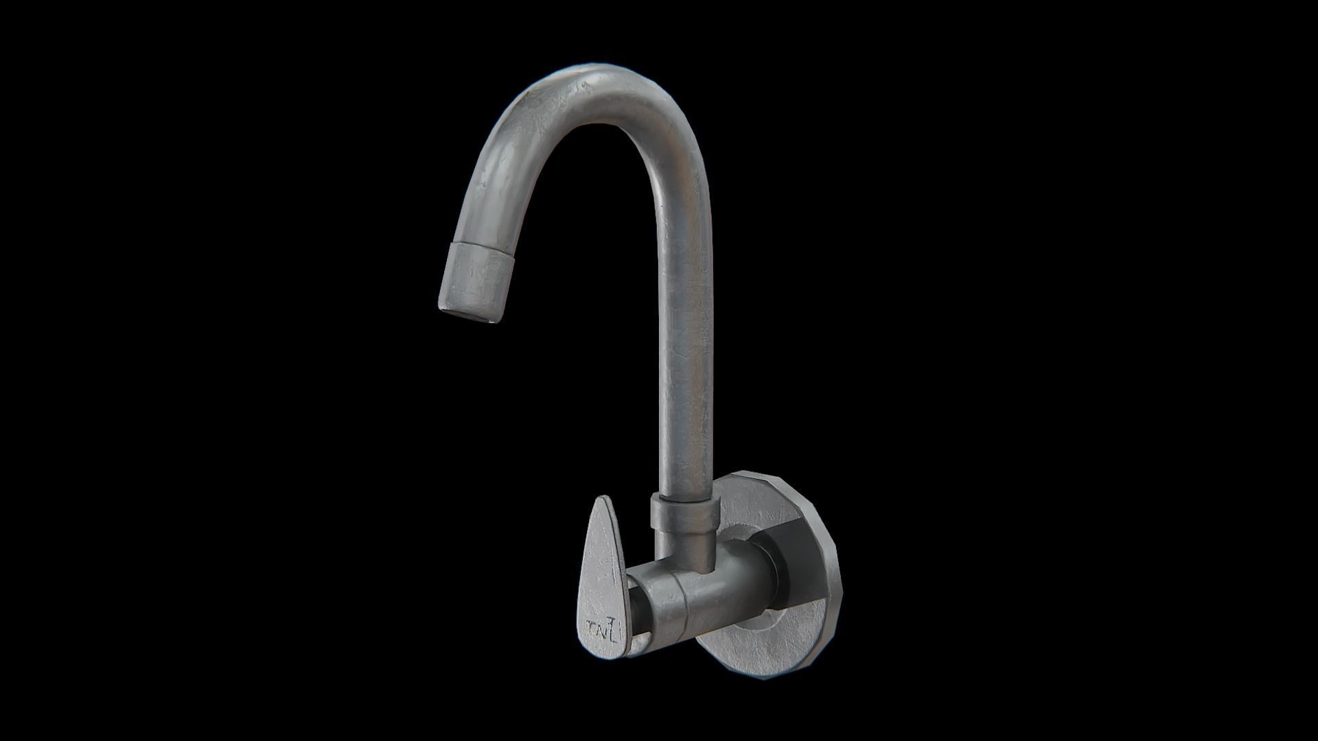 TNL sink Tap-old Low-poly 3D model_4