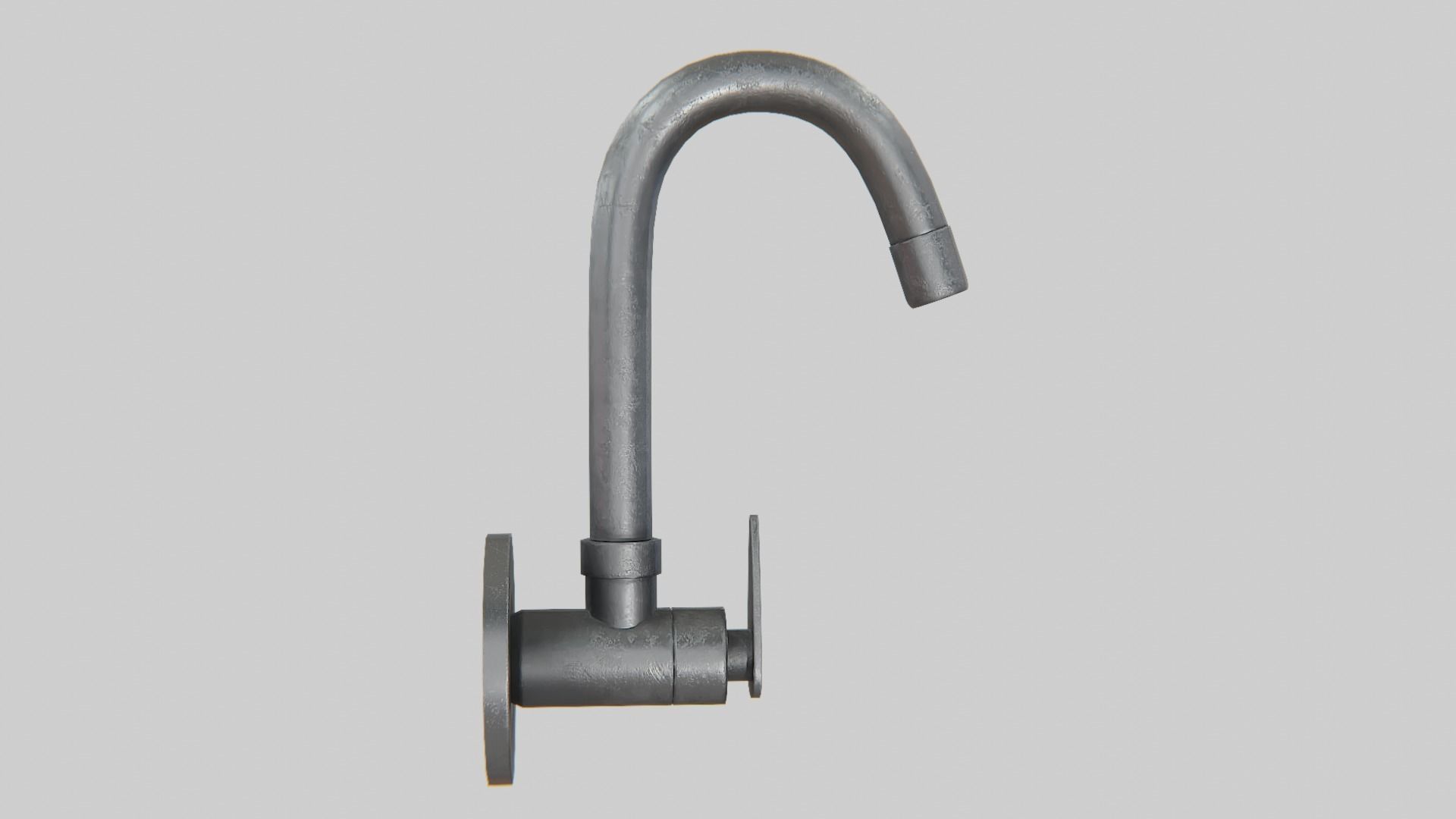 TNL sink Tap-old Low-poly 3D model_1