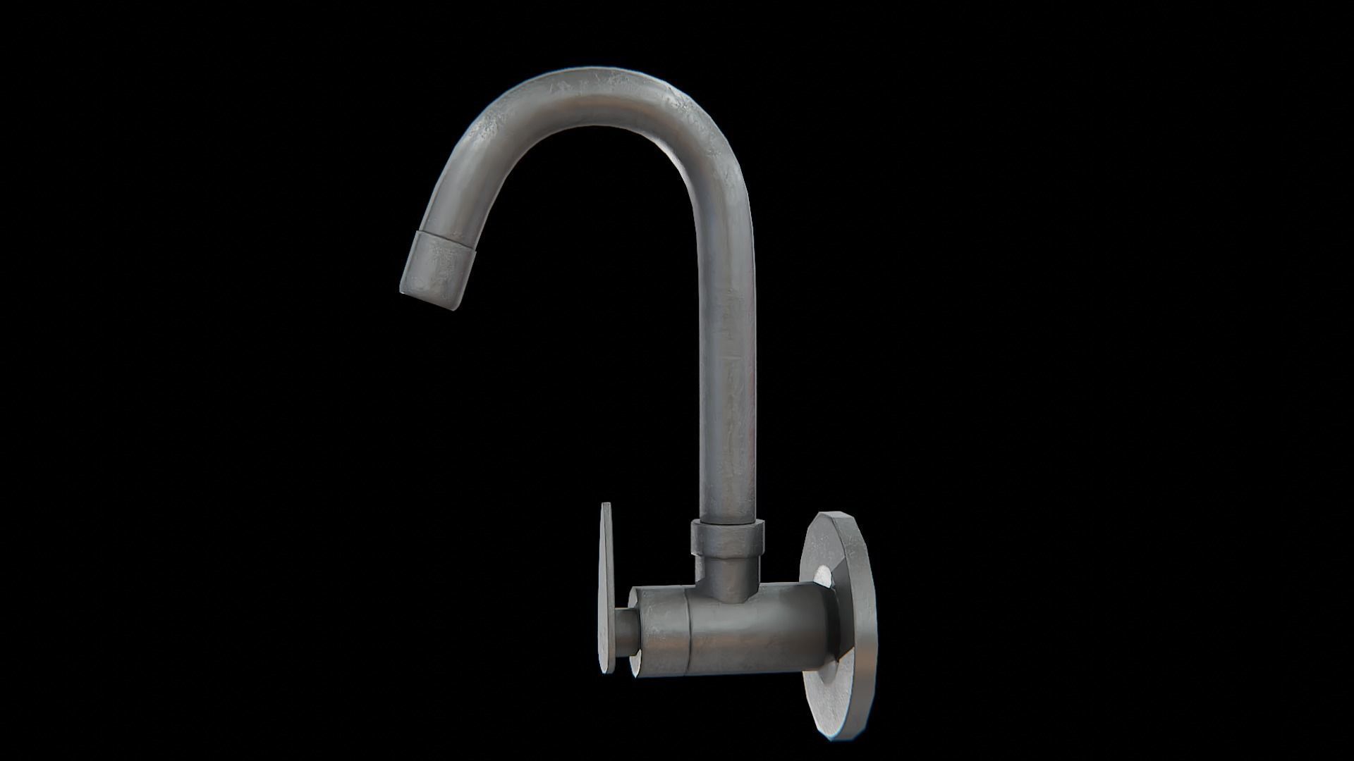 TNL sink Tap-old Low-poly 3D model_6