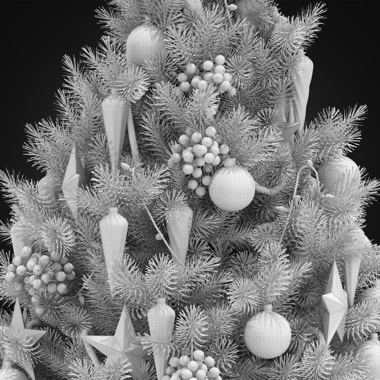 Christmas Tree 3D model_4