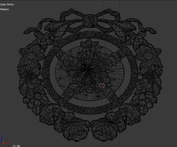 Classic decor ornament v-3D model 25 3D model_4