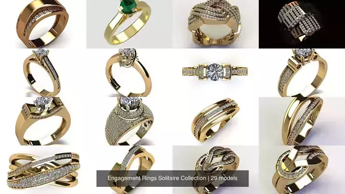 Engagement Rings Solitaire Collection 