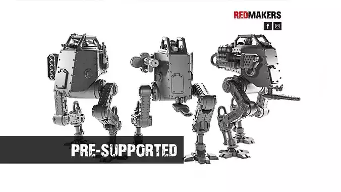 Imperial force Light mech 3D print model