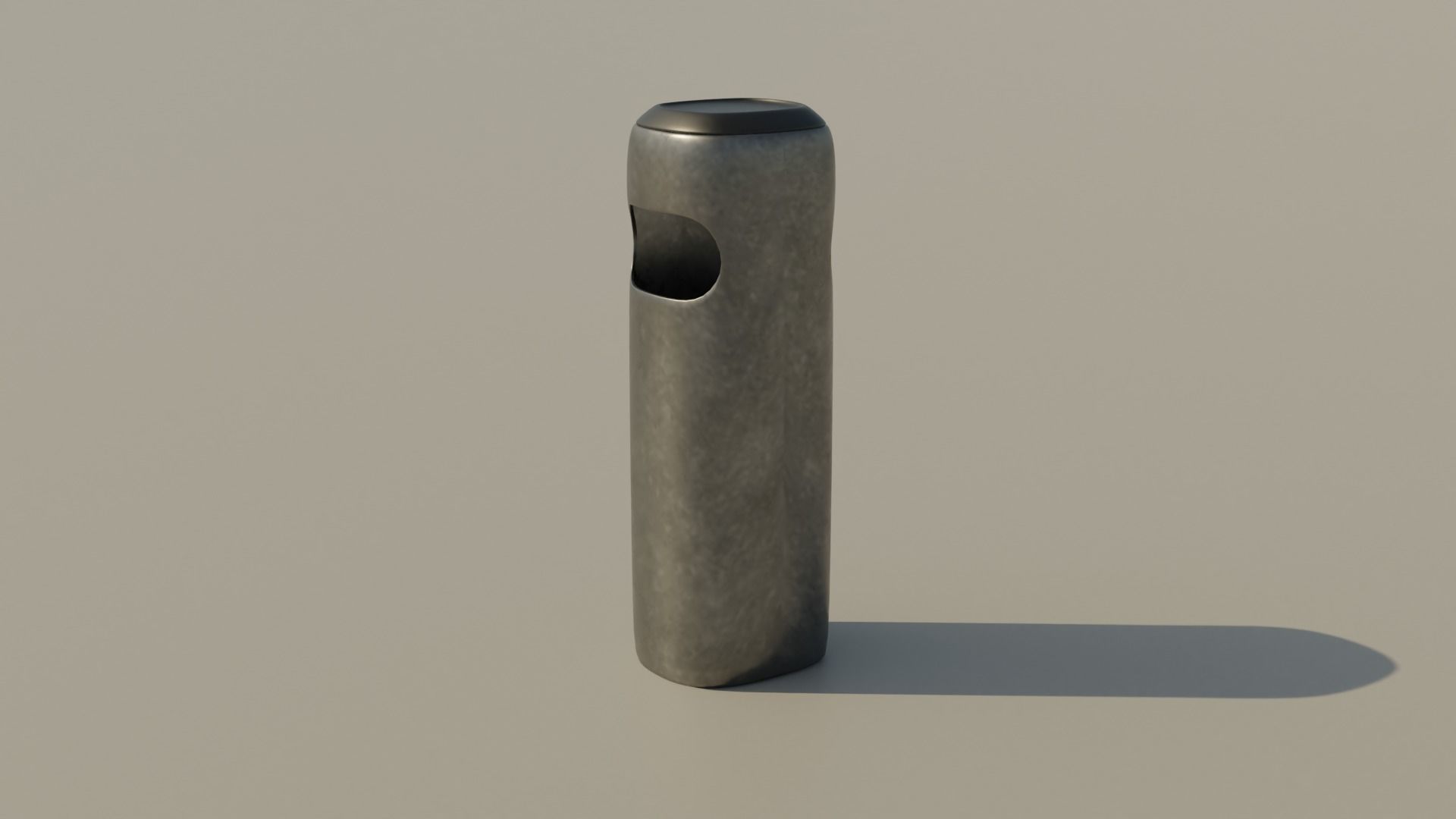 Garbage Can Container - Lowpoly Trash Box Collection _28