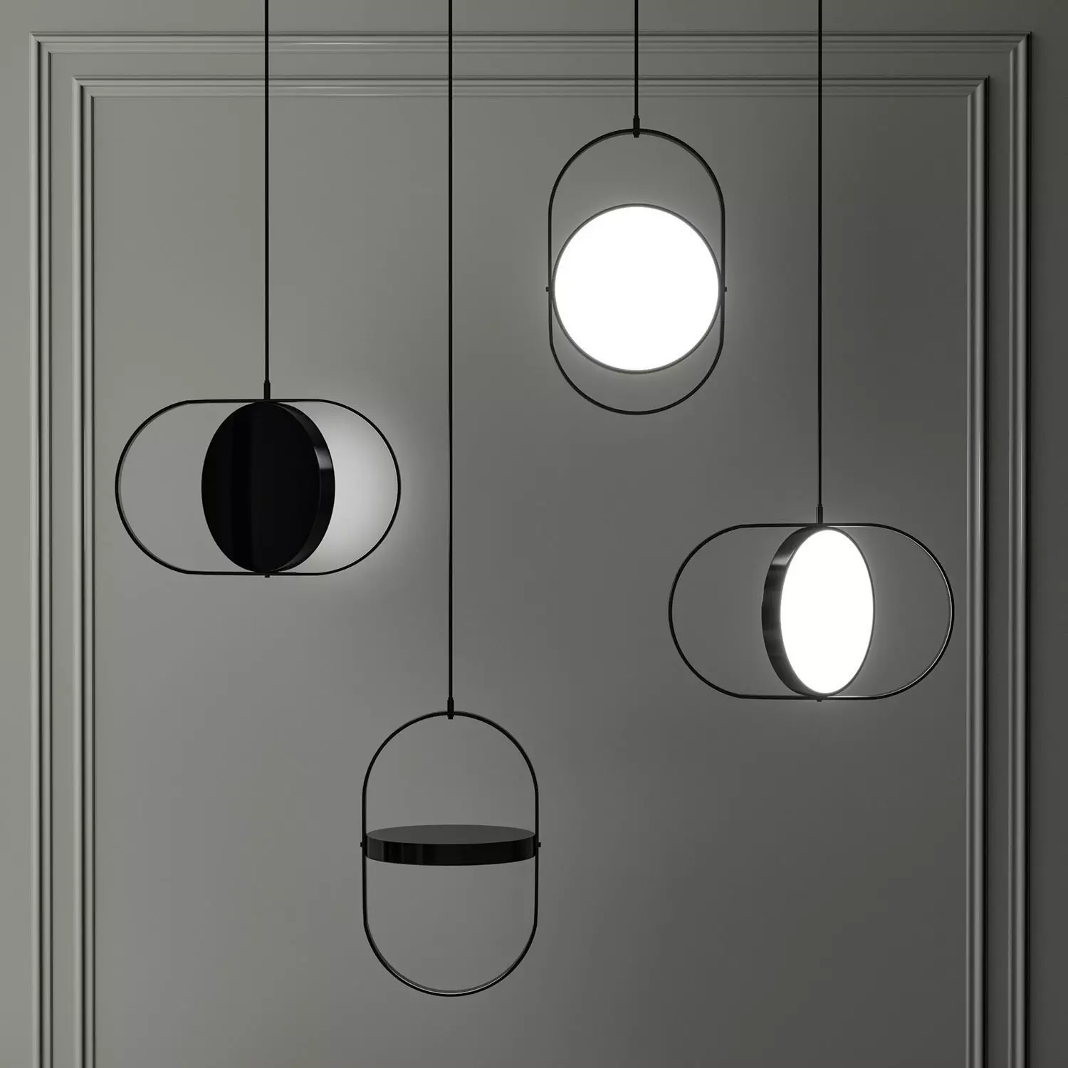 Ceiling Light 3D model_0