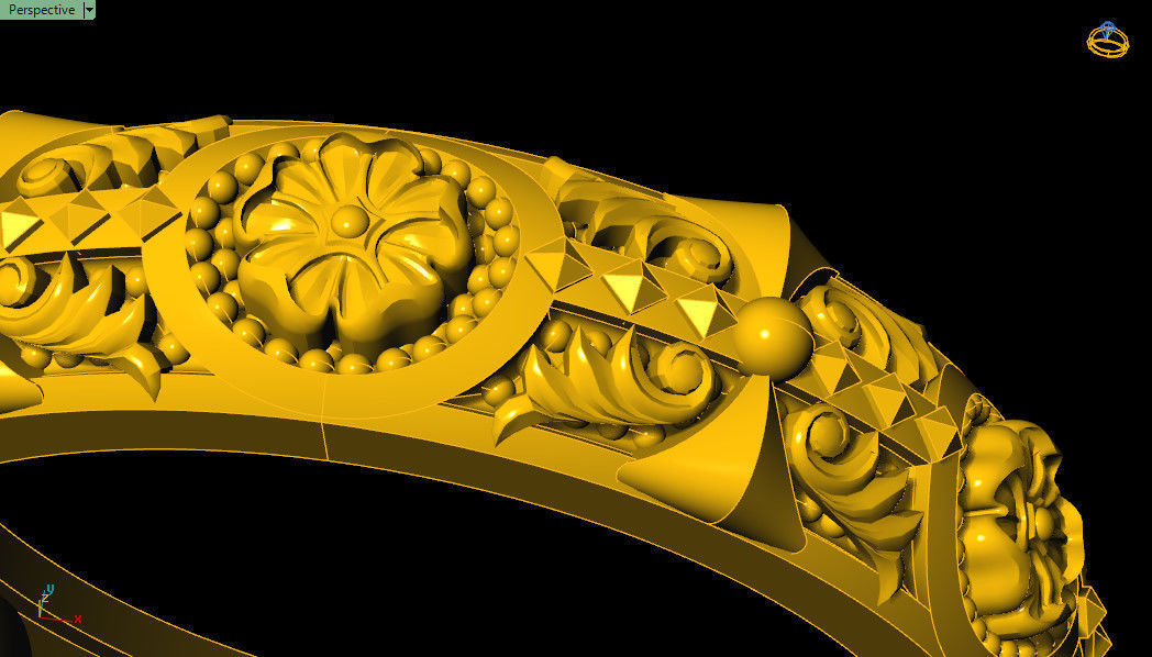 floret pattern - krimson lee 3D print model_4