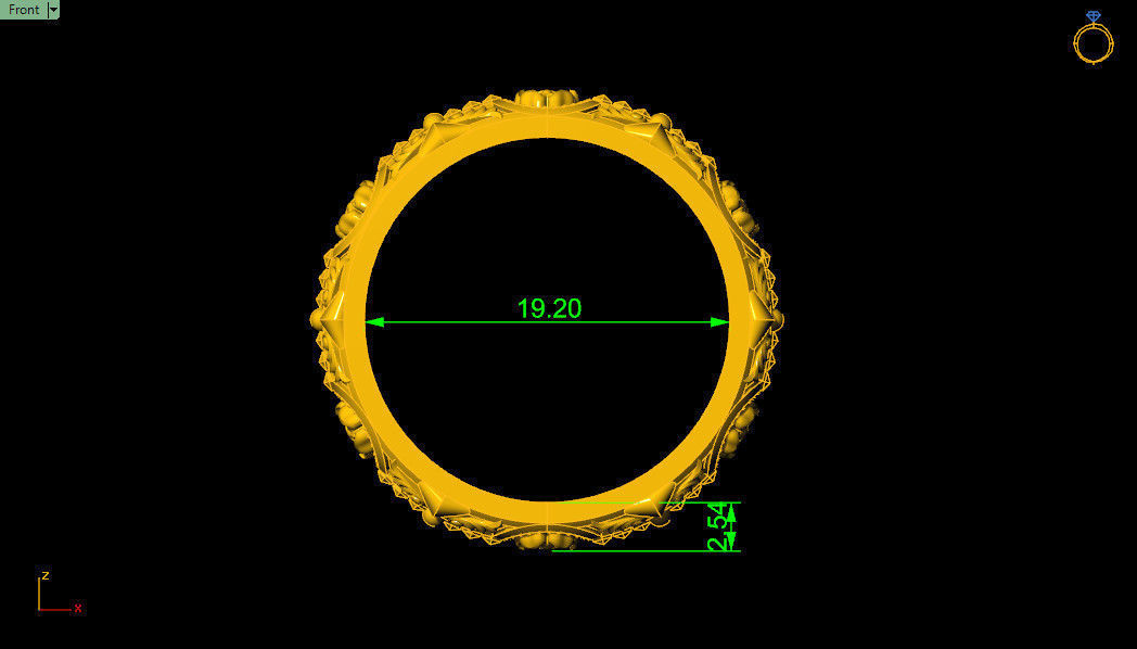 floret pattern - krimson lee 3D print model_1