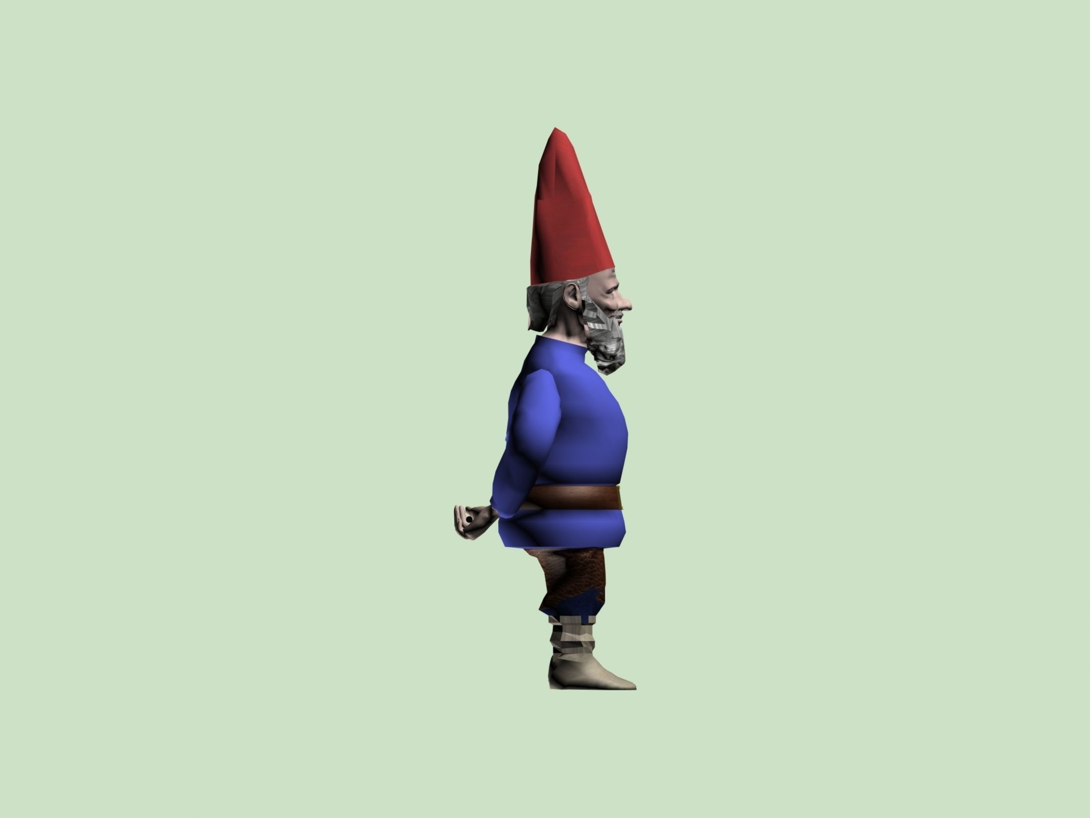 Printable Gnome 3D print model_3
