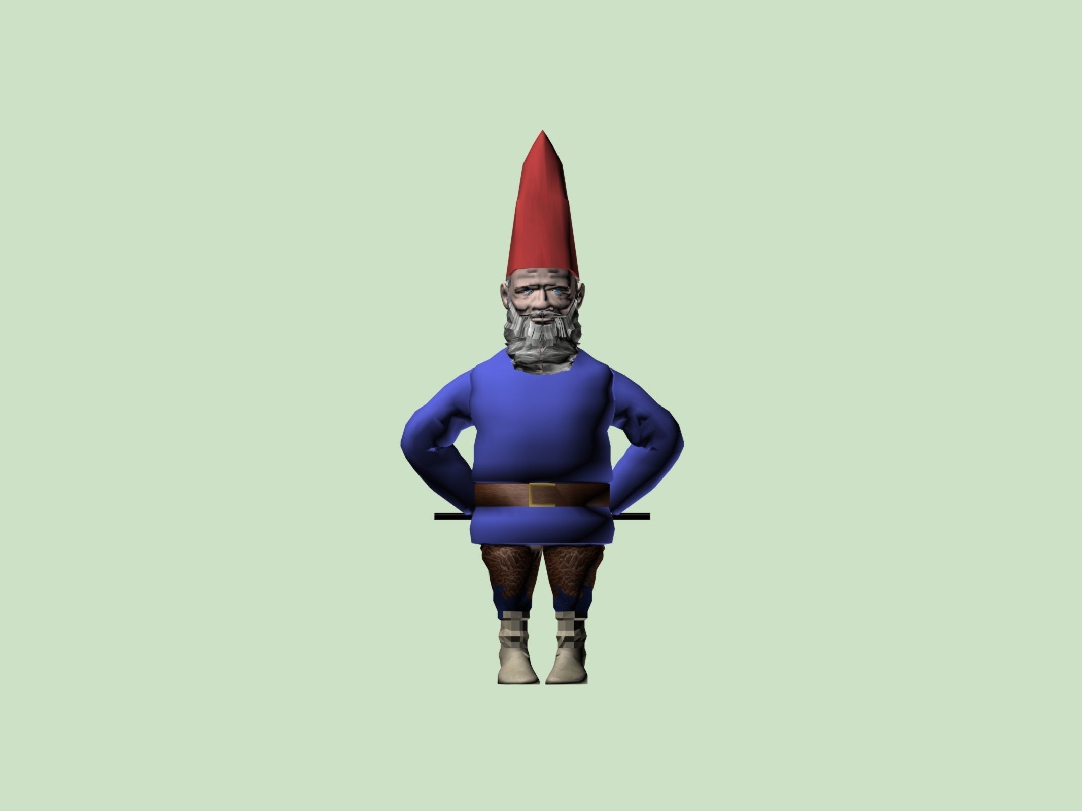 Printable Gnome 3D print model_1