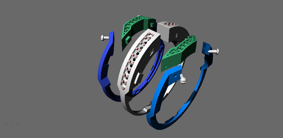 Men ring diamond 3D print model_11