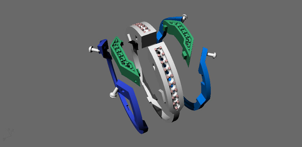 Men ring diamond 3D print model_9