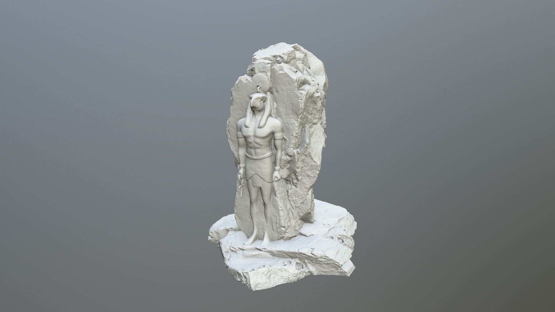 horus rock 3D print model_7