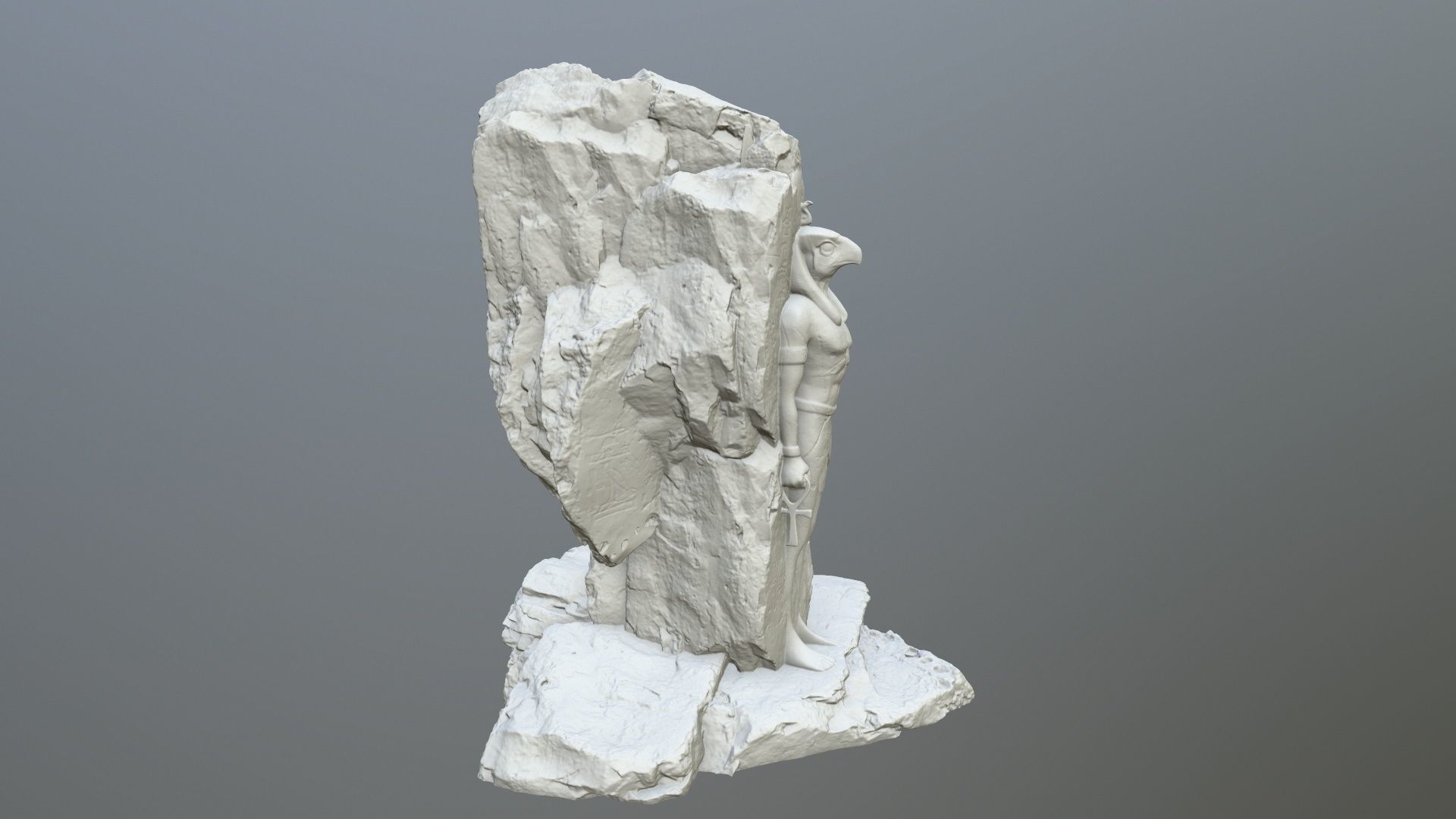 horus rock 3D print model_1