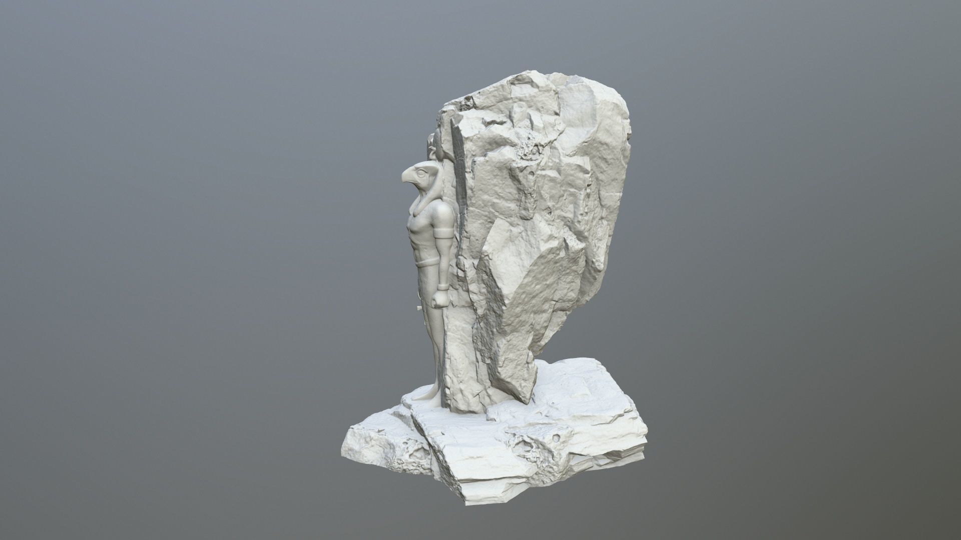 horus rock 3D print model_6