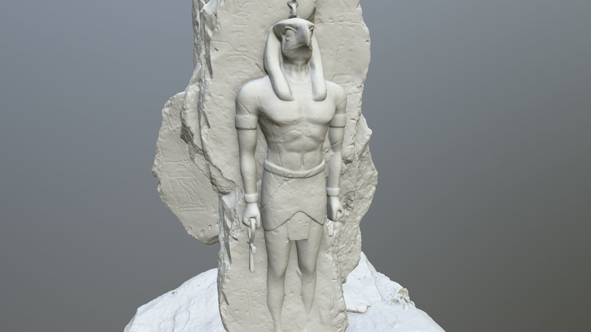 horus rock 3D print model_9