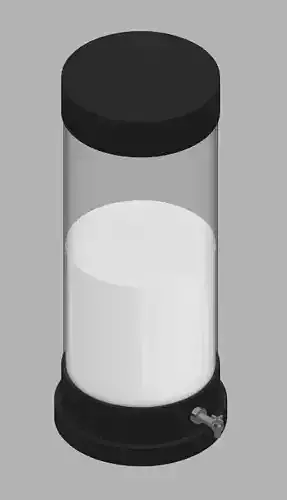 Milkdispenser milk jar