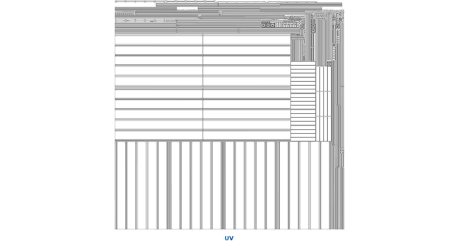 Warehouse Structure 1B Low-poly 3D model_9