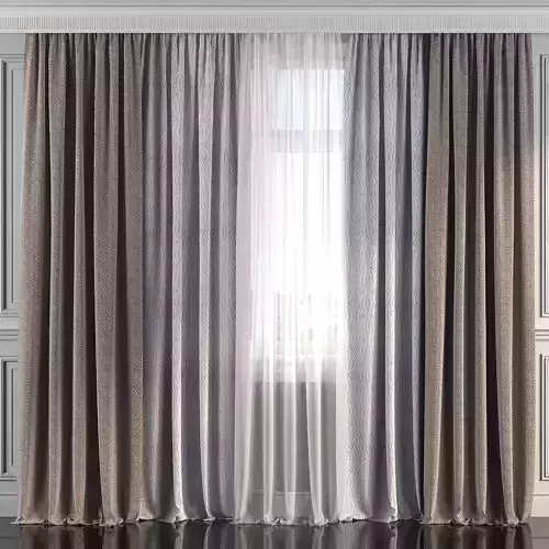 Curtain Set 220 3D model