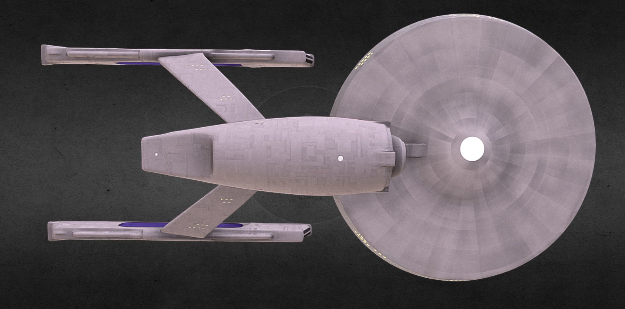 Enterprise star trek ship 3D model_5