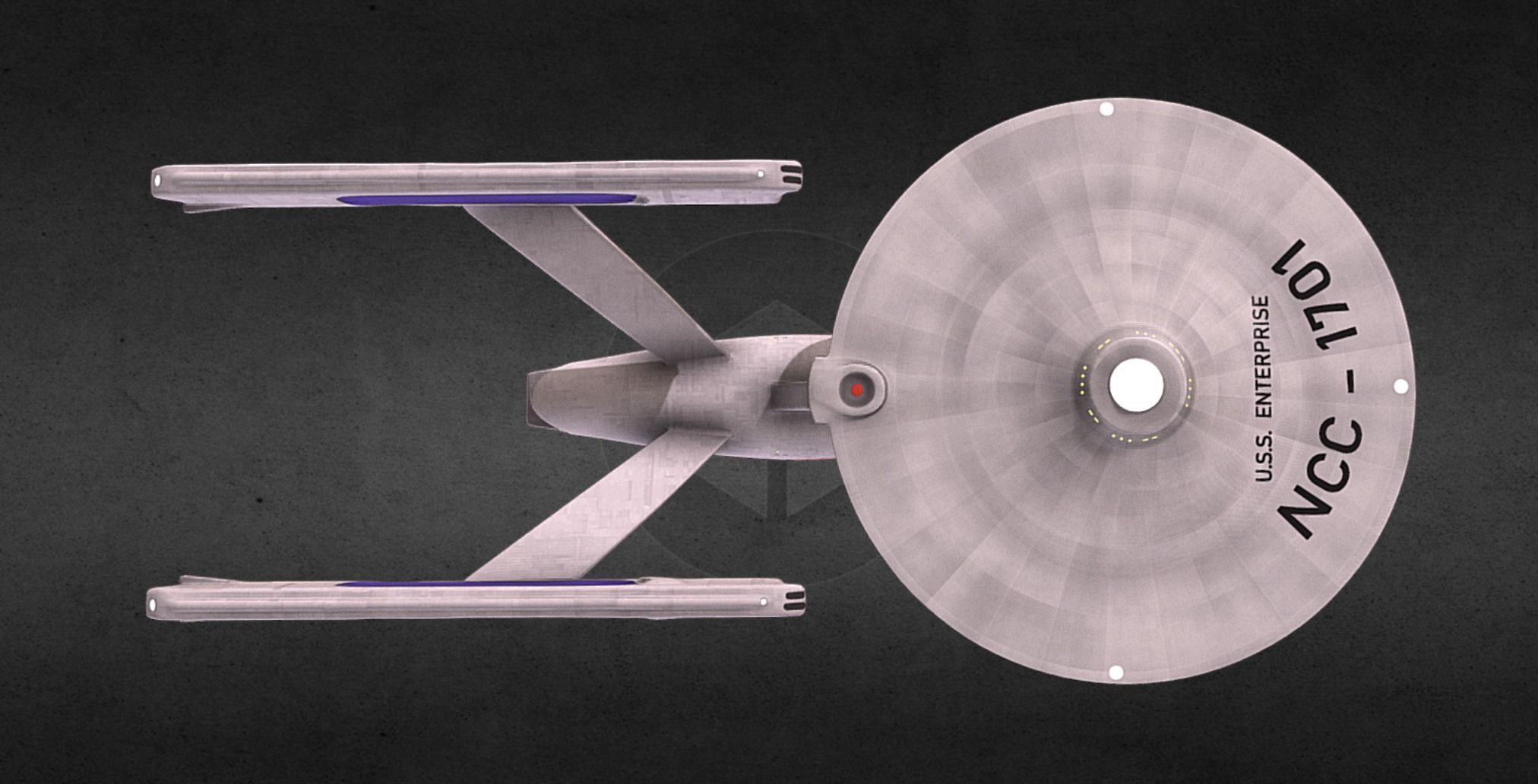Enterprise star trek ship 3D model_3