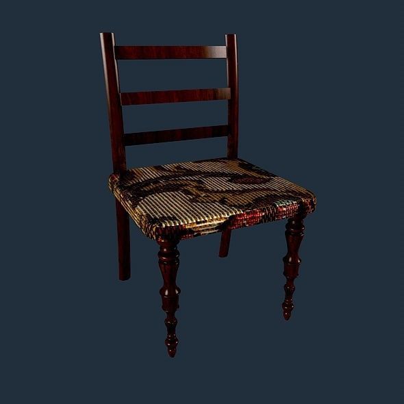 Dining Room Set 3D model_3