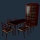 Dining Room Set 3D model_4