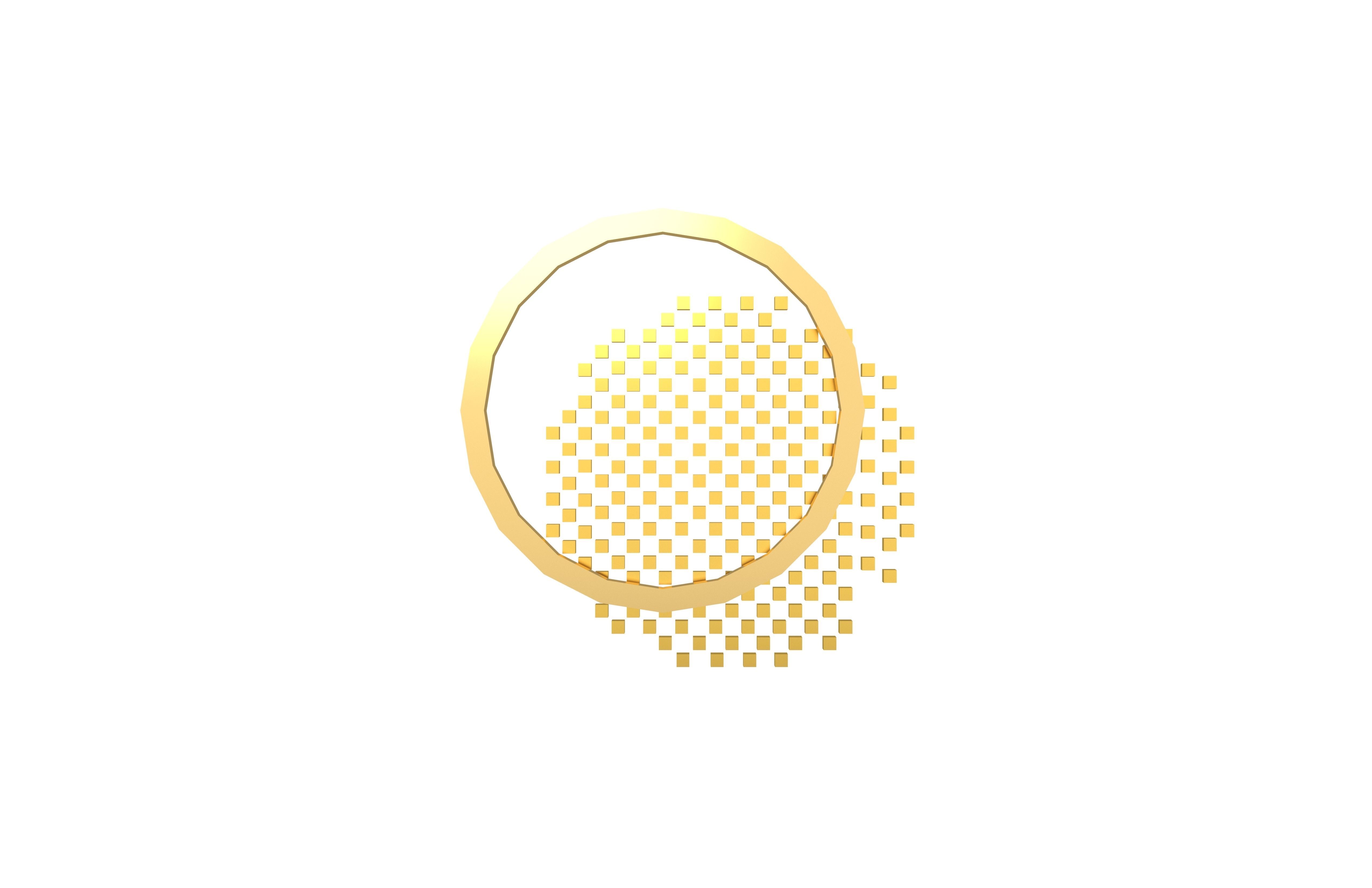 Design Element v2 006 Low-poly 3D model_1