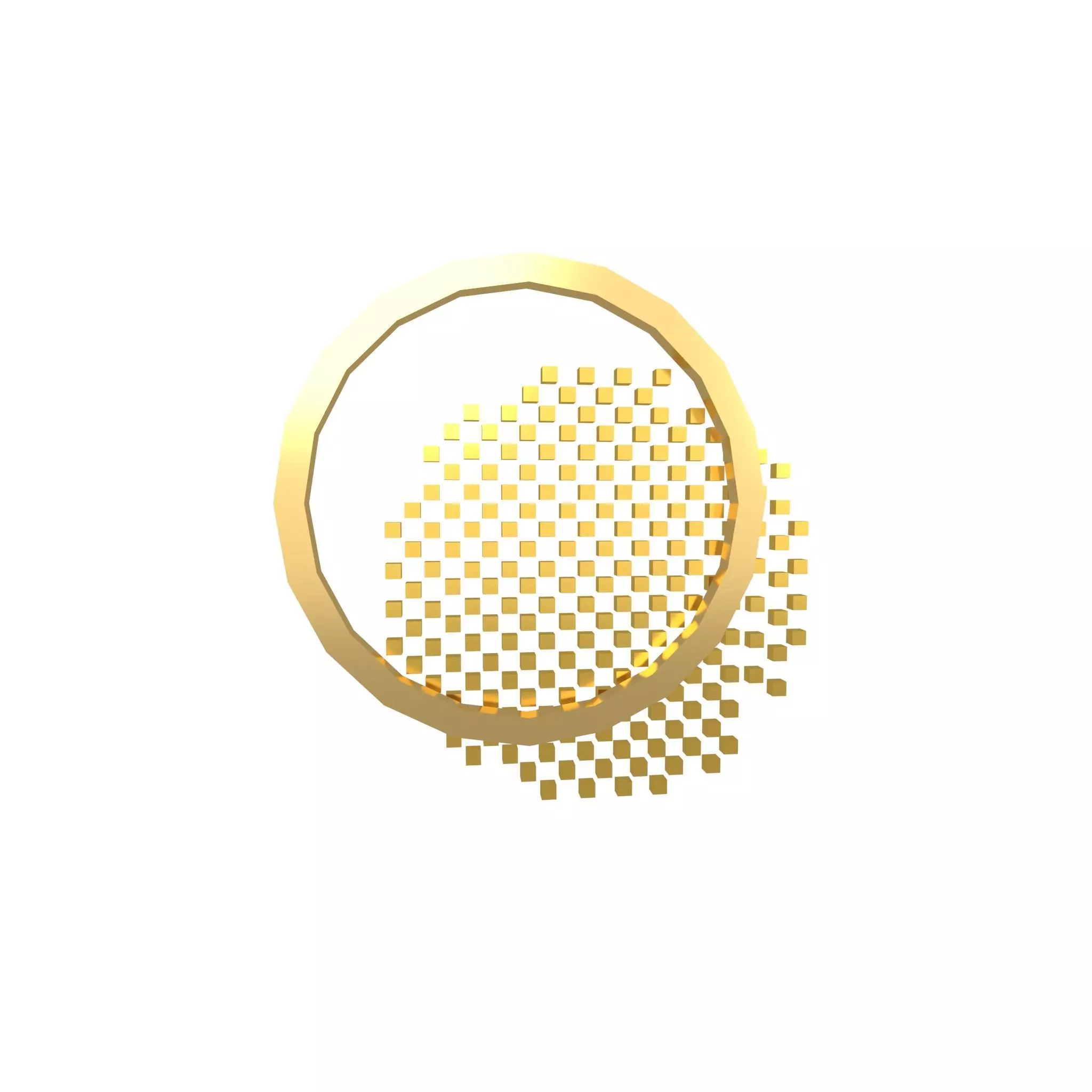 Design Element v2 006 Low-poly 3D model_0