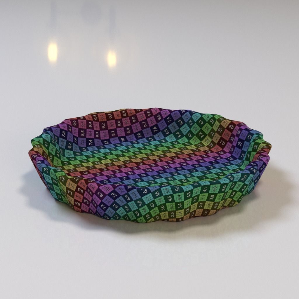 Blueberry tartlet 3D model_13