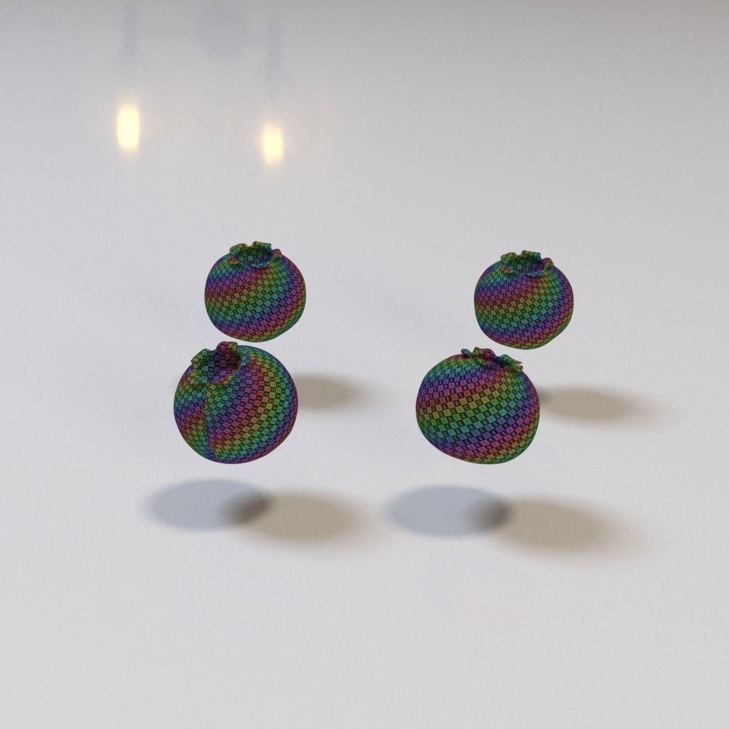 Blueberry tartlet 3D model_14