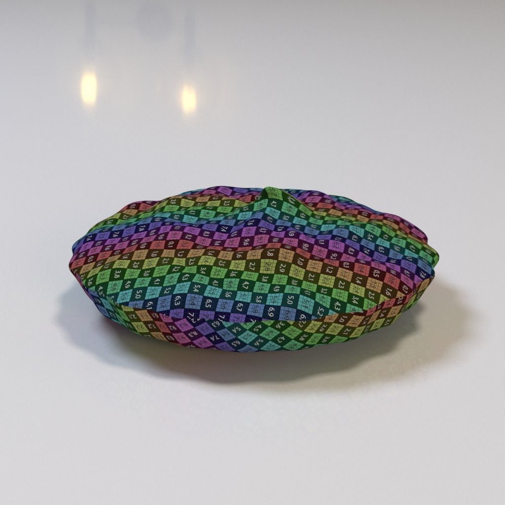 Blueberry tartlet 3D model_15