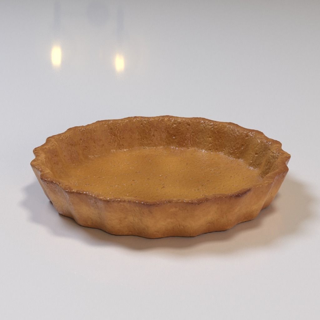 Blueberry tartlet 3D model_27