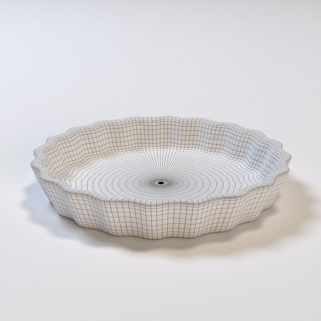 Blueberry tartlet 3D model_16