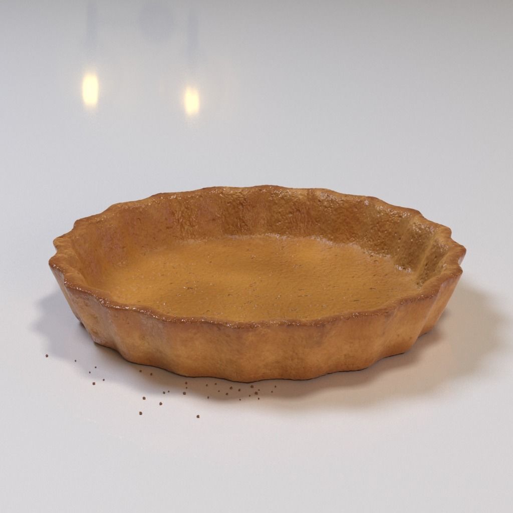 Blueberry tartlet 3D model_19