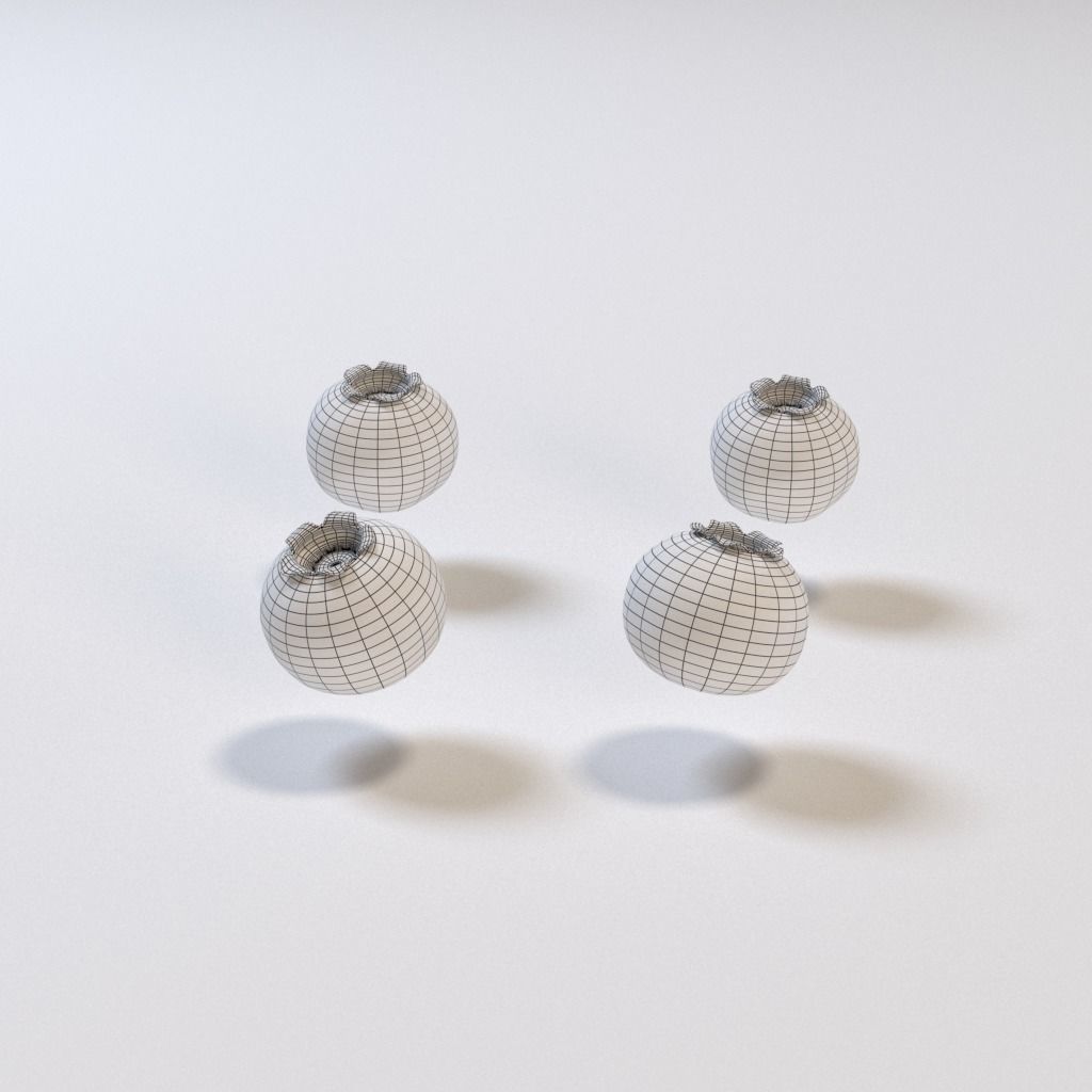 Blueberry tartlet 3D model_10