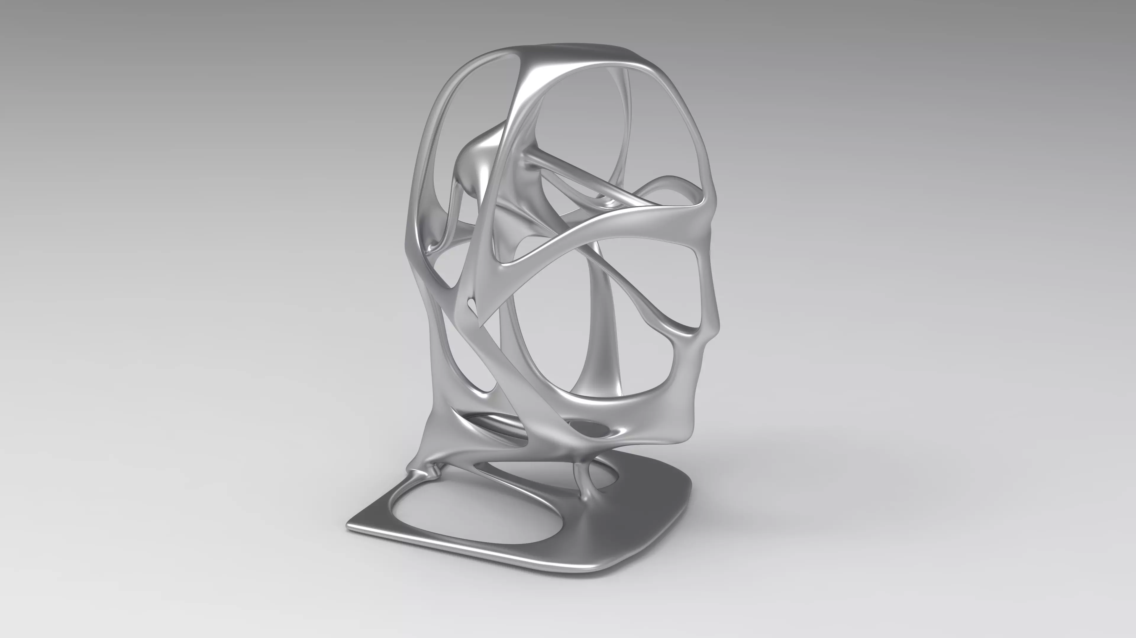 Neuron Head Sculpture 3D print model