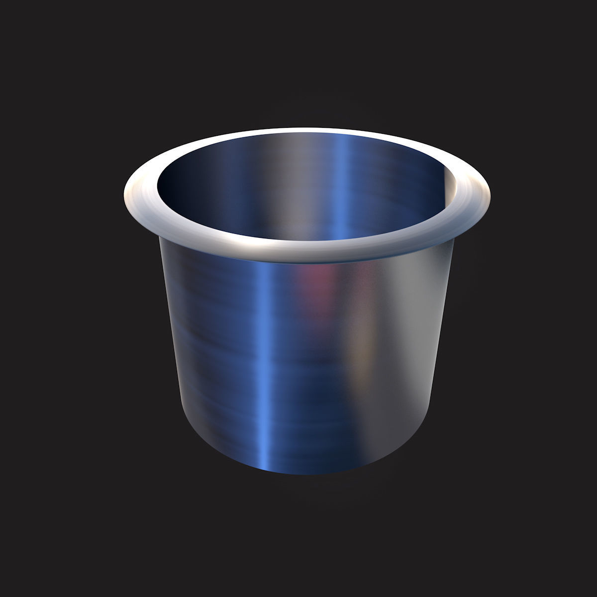 Poker Table SciFi Low-poly 3D model_9